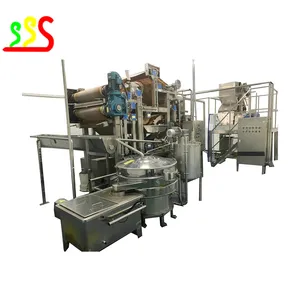 Máquinas de processamento de pasta de tomate 500 kg/h, linha de produção de frutas feita na china