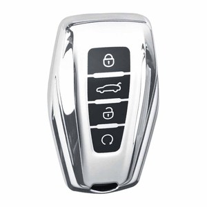 Huanyue Custom Black Tpu Car Key Cover For Geely Emgrand Xingrui Boyue Binyue Xingyue - Product Image 2