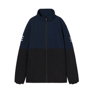 Veste d'hiver unisexe imperméable coupe-vent espace coton polaire doublure noir épais col montant <span class=keywords><strong>Patchwork</strong></span> coupe-vent <span class=keywords><strong>pour</strong></span> hommes femmes - Product Image 5