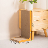 2025 Le tableau à gratter ondulé en forme de L le plus vendu n'est pas facile à tomber. Les jouets anti-rayures pour chat sont auto-his.