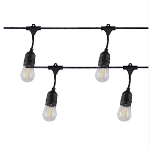 Support de lampe E27 étanche IP67 IP68 compatible avec l'énergie solaire, rallonge en caoutchouc pour support de lampe - Product Image 1