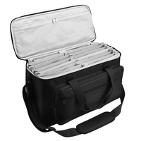 Grande Housse de Transport pour Câbles et Accessoires de Musique, Sac de Voyage Personnalisé pour Guitare avec Séparateurs Amovibles et Bandoulière Réglable