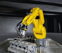 Robot industriel Fanuc LR Mate 200iD/7H 5 axes avec préhenseurs R-30ib Mate Plus à ventouses pour la préhension et le tri automatiques par IA