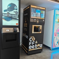 Bevande appena macinate Touch Screen distributore automatico di caffè Cappuccino Latte macchina per tè moka bevande calde