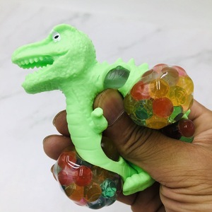 Jouet anti-stress Dinosaure en forme <span class=keywords><strong>de</strong></span> boule <span class=keywords><strong>de</strong></span> raisin, Dinosaure en peluche à presser, à remontée lente, Kawaii, Cadeau pour enfants - Product Image 3