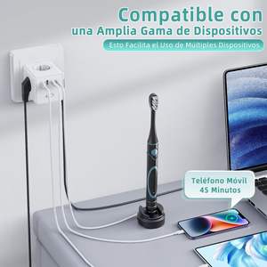 Enchufe múltiple inteligente Wurfelsteckdose con carga rápida PD de 20W, toma de corriente USB y cable de extensión, tipo cubo. - Product Image 5