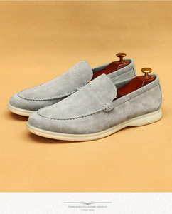 S0017X Nuove Scarpe da Uomo in Pelle Morbida, Suola Morbida, Resistenti all'Usura, Slip-on per Affari, Relax e Tempo Libero - Product Image 5