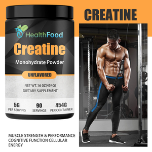 Private <b>Label</b> Creatine Monohydrate Powder Supports Lean Muscle Strength Performance Cognitive Function Cellular Energy - Product Image 5