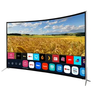 CHIGO toptan 4K kavisli ekran TV televizyon 65 inç UHD Android akıllı TV 32 43 50 55 75 85 inç dijital LED LCD TV seti