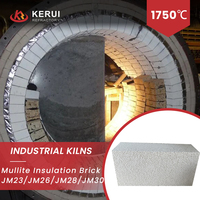 KERUI Jm 23 Briques réfractaires isolantes Mullite Briques isolantes K23 Briques isolantes pour four à haute température