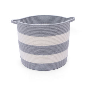 Mayorista de Casa Grande de cuerda de algodón caja de almacenamiento cesta tejida - Product Image 6