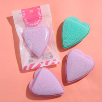 Éponge faciale démaquillante PVA réutilisable colorée Esponja Cellulose gommage corporel pour le nettoyage et l'exfoliation