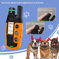 Großhandel Schockfreies Smart-Fernbedienungs-Hundetrainingshalsband Wiederaufladbar Bellkontrolle Vibration Piepton Sicher Human Premium Gummiert