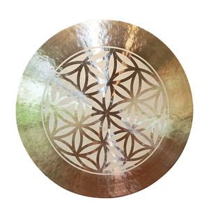 Gong <span class=keywords><strong>de</strong></span> cobre hecho a mano, Gong <span class=keywords><strong>de</strong></span> <span class=keywords><strong>viento</strong></span> <span class=keywords><strong>de</strong></span> 50cm para terapia <span class=keywords><strong>de</strong></span> sonido, instrumento musical para baño, meditación, curación - Product Image 1