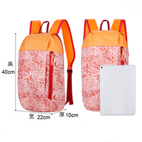 Sac à dos léger 10L Petit sac à dos ultra-léger et résistant à l'eau pour la randonnée et le voyage en polyester urbain 15.6 pouces
