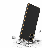 Proveedor de fundas para celular Luxury Design Soft tpu 6D étui de galvanoplastie pour Samsung Galaxy A06 16 36 26 56 couverture arrière