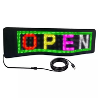 Écran d'affichage LED à messages défilants RVB Affichage voiture compatible Bluetooth Panneau RVB intérieur flexible Écran d'affichage LED souple