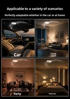 Projecteur USB Galaxie avec 24 films interchangeables, lampe d'ambiance ciel étoilé à intensité variable pour chambre et voiture, idéal pour les fêtes