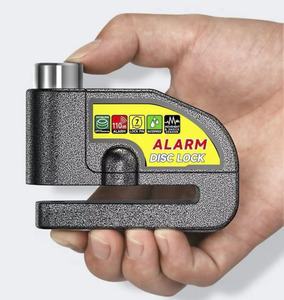 Alarme <span class=keywords><strong>antivol</strong></span> portable 110 dB pour vélo, <span class=keywords><strong>câble</strong></span> confortable en acier et alliage de zinc avec clés pour vélo, moto, frein à disque - Product Image 2