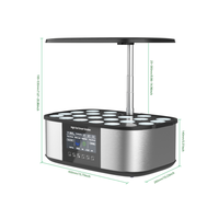 Pots de plantes intelligents en plastique jardinières dosettes hydroponiques Smart Home Herb Grower Kitchen plant Pot
