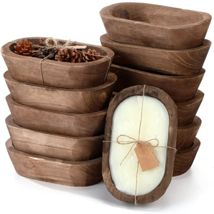 Porte-bougie votif rond en bois de luxe, décoratif, sculpté à la main, couleur personnalisée, art moderne, antique, pour la décoration de la maison - Product Image 3