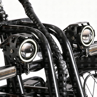 Scooter tout-terrain à quatre roues de 5000 W, scooter électrique tout-terrain pour adultes, 25 km/h