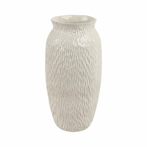 Vaso alto in ceramica testurizzata per l'arredamento del soggiorno, moderno vaso decorativo per fiori per la casa e la camera da letto - Product Image 4