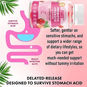 סופר טבעי ברי טעם פרוביוטי gummies יופי מוצר עבור נשים חסינות עיכול מינון למבוגרים סוכריות - Product Image 3