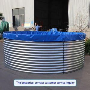 Équipement d'élevage de poissons à succès, réservoir de poissons commercial en eau de mer pour l'aquaculture biofloc, étang à poissons - Product Image 2