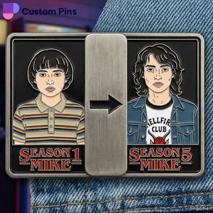 Insignias Deslizantes Personalizadas al por Mayor con Diseño Personalizado y Logotipo Propio, Insignias de Metal Esmaltado con Logotipo Personalizado - Product Image 1