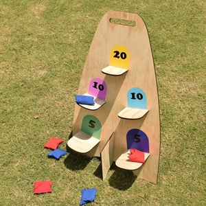 Gioco da Tavolo Gigante Bean Bag Toss Cornhole, Divertente Giocattolo Estivo per Bambini - Product Image 1