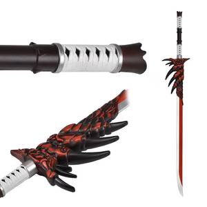 Réplica de Espada Larga Katana Rathalos de Espuma PU de 110 cm, Arma de Juego Monster Hunter World Iceborne, Réplica de Arma Segura para LARP - Product Image 1