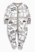 Großhandel Günstiger Beliebter Winter-Neugeborenen-Unisex-Strampler aus 100% Baumwolle mit Sicherheits- und Niedlichem Aufdruck für Alltägliches Tragen Frühling/Herbst/Winter