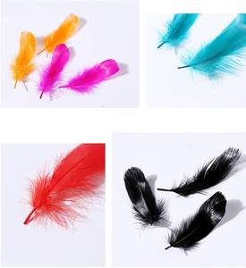 Plumas de poste duras de colores variados, para manualidades en plumas, DIY, para vestido, 4-6 pulgadas, venta al por mayor - Product Image 5