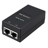 Adaptador 15v, interruptor de Ethernet, 15v fuente de alimentación de entrada Wifi 0.8a Poe pasivo de inyector de