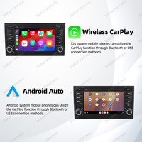 Autoradio Android 2DIN 7 Pouces pour Audi A4 B6 B7 S4 RS4 2002-2008 avec GPS CarPlay et Système Multimédia Audio Vidéo