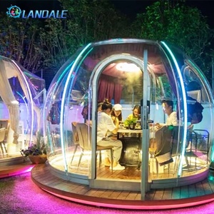 Dôme transparent en polycarbonate, tente bulle pour chambre étoilée, <span class=keywords><strong>camping</strong></span> extérieur, restaurant, séjour à la maison, 4m, 5m, 6m - Product Image 6