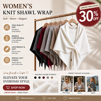 Poncho Cap de Femme Triangle en Gros Usine – Écharpe Châle Cachemire Imprimé Uni Chaud Hiver Foulards Tendance