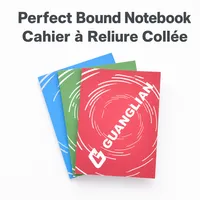 Cahier d'exercices scolaire OEM à reliure thermique, couverture en papier de taille personnalisée, fabricant de cahiers d'exercices de pratique