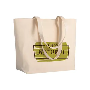 Bolsa de compras de algodón grueso, merchandising personalizado - Product Image 3