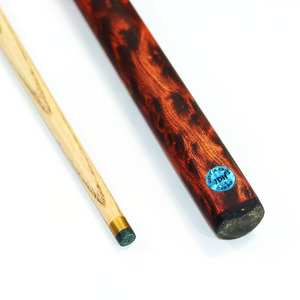 Hochwertiger Snooker-Queue aus Eschenholz, 1/2 geteilt, mit rutschfestem Mattgriff und Messingverbindung – ideal für Anfänger - Product Image 4