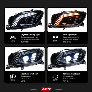 LKS para <span class=keywords><strong>la</strong></span> Generación 2012-2015 de Mercedes ML166. Lentes LED Maybach Modificadas con Triple Ojo de Gato y Efecto de Luz Fluida - Product Image 2