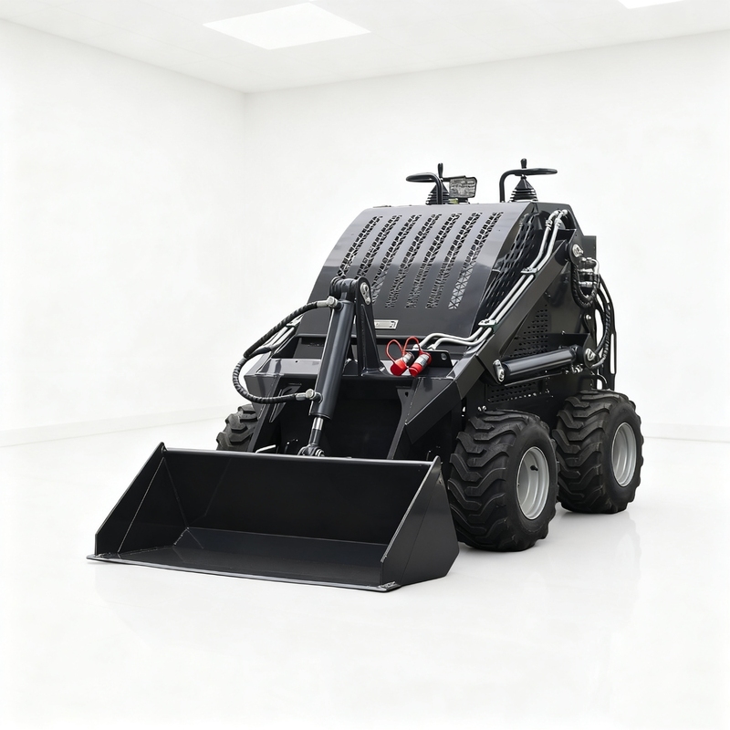 Small Skid Steer Track Loader Four