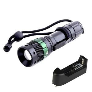 ไฟฉาย LED ขนาดเล็กความสว่างสูงสามารถซูมได้ในระยะยาวไฟฉาย USB กันน้ำสามารถชาร์จไฟได้ - Product Image 1