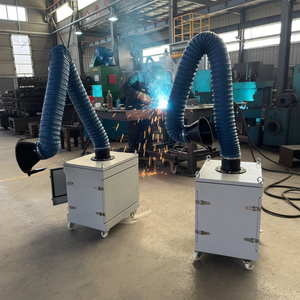 Nouvel Absorbeur <span class=keywords><strong>de</strong></span> <span class=keywords><strong>Fumée</strong></span> <span class=keywords><strong>de</strong></span> Soudage Industriel |   <span class=keywords><strong>Aspiration</strong></span> puissante, efficacité <span class=keywords><strong>de</strong></span> filtration <span class=keywords><strong>de</strong></span> 99,99 %, débit d'air <span class=keywords><strong>de</strong></span> 1100 CFM pour le soudage MIG/TIG/ARC - Product Image 1