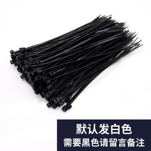 สายรัดเคเบิลไนลอนแบบล็อคตัวเอง Lts ขนาด 3x120 มม. หนา 2.5 มม. สีดำ สีขาว สำหรับการจัดระเบียบสายไฟ - Product Image 3