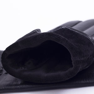 थोक क्लासिक सादे वास्तविक चमड़े के दस्ताने अल्ट्रा-सॉफ्ट लाइनिंग दस्ताने - Product Image 6