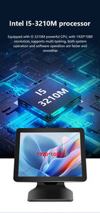 เครื่องพีโอเอสร้านอาหารแบบ all-in-one หน้าจอสัมผัสขนาด15.6นิ้วพร้อมไฟ LED 8นิ้วเครื่องคิดเงินมองเห็นได้ชัดเจน - Product Image 5