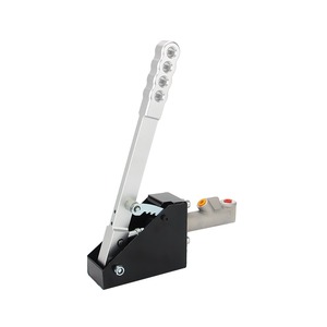 Systèmes de freinage automatique AOSU, <span class=keywords><strong>frein</strong></span> à <span class=keywords><strong>main</strong></span> <span class=keywords><strong>hydraulique</strong></span> réglable en aluminium noir, <span class=keywords><strong>cylindre</strong></span> maître de 0,7 pouces pour voitures de course universelles - Product Image 6