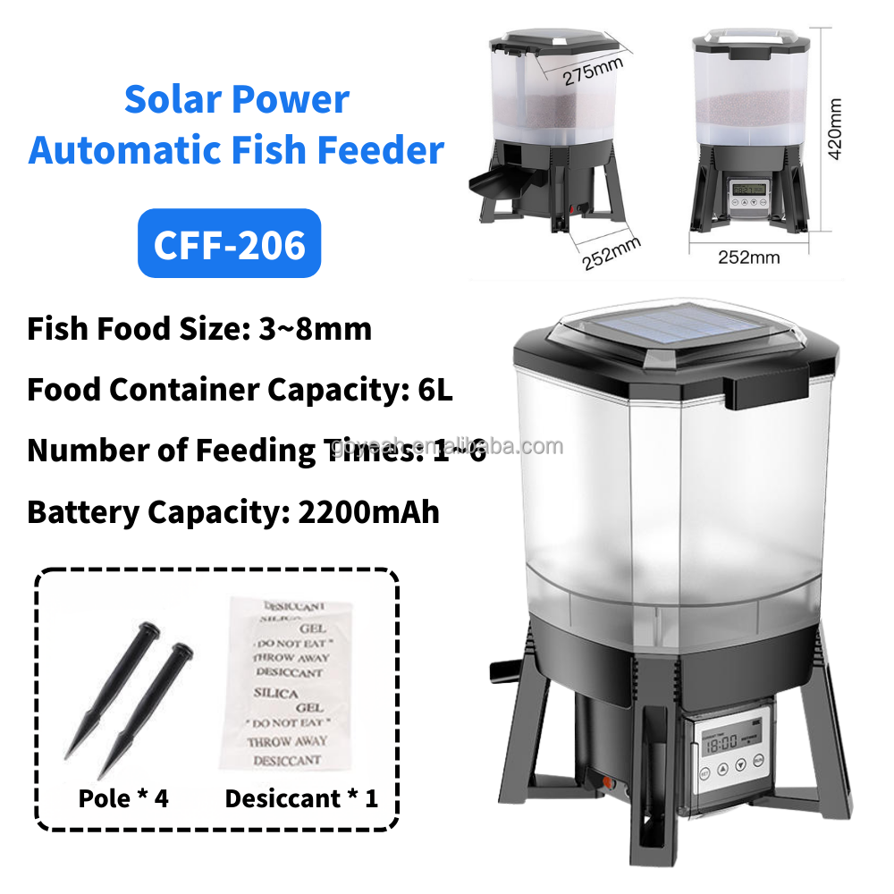 CFF-206 (Solar Powered Automatic Fish Feeder)